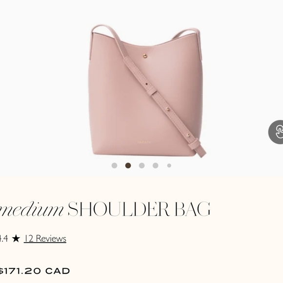 SAMARA Peony Vegan Leather Shoulder Bag - Picture 9 of 9